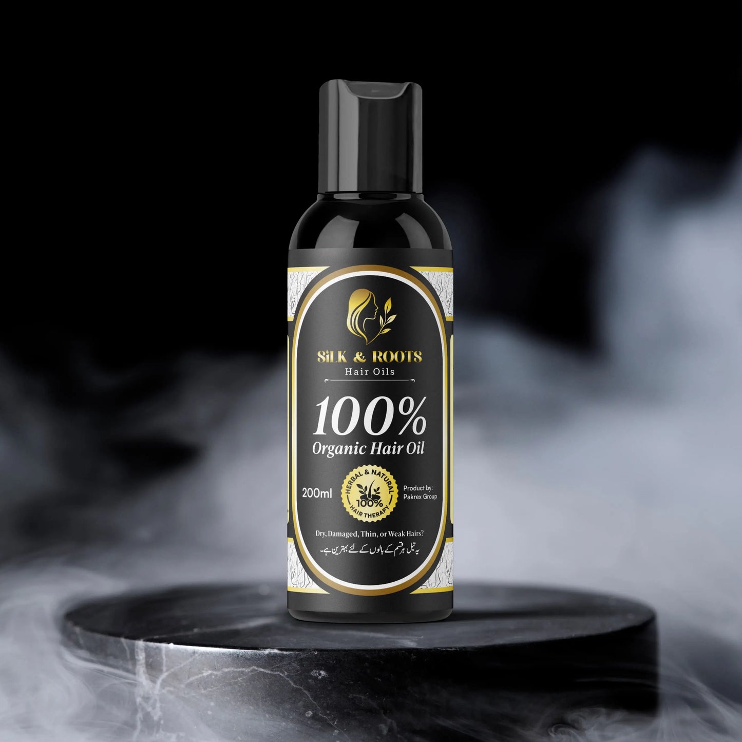 For Hair Growth, Thickness & Dandruff Control silkandrootshairoils