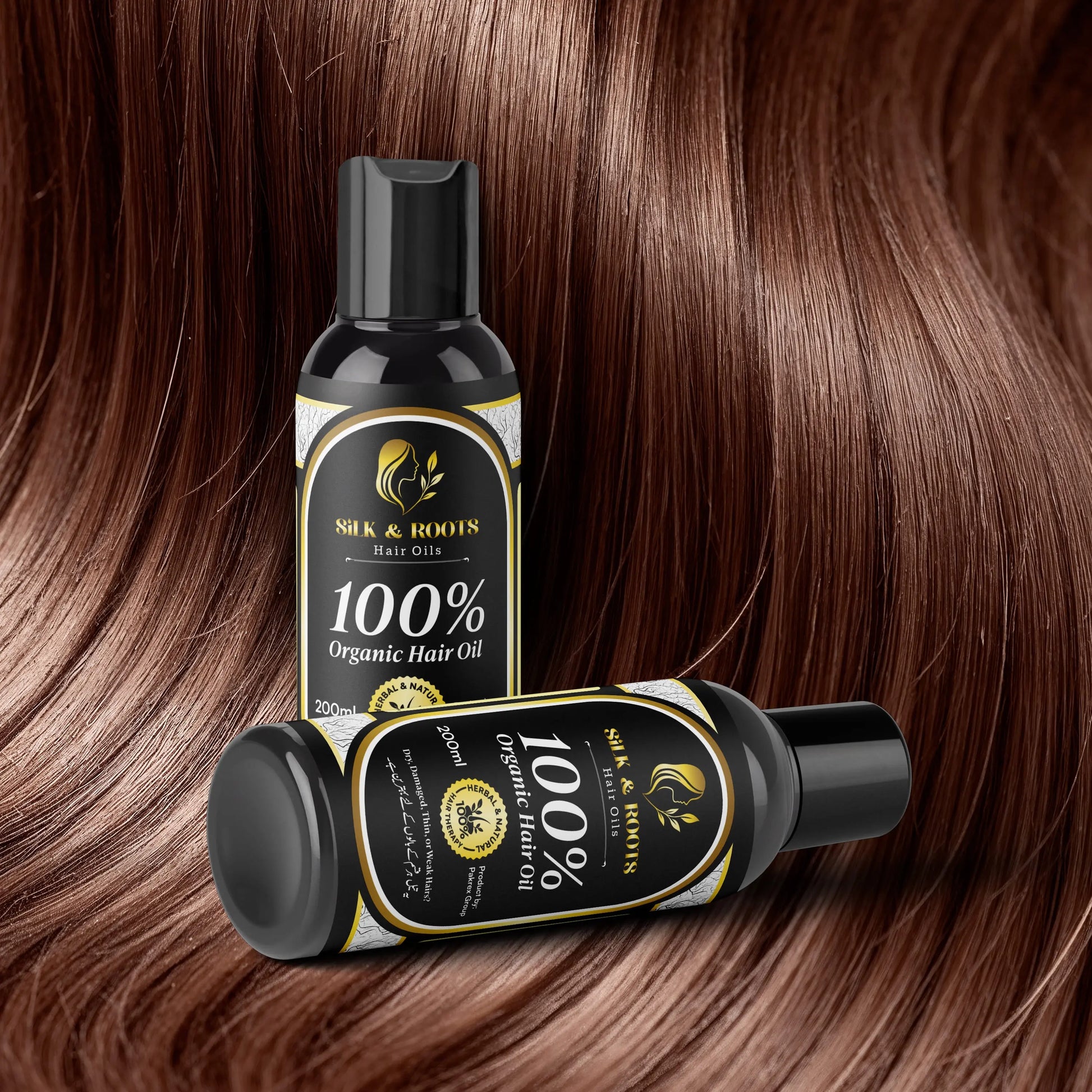 For Hair Growth, Thickness & Dandruff Control silkandrootshairoils