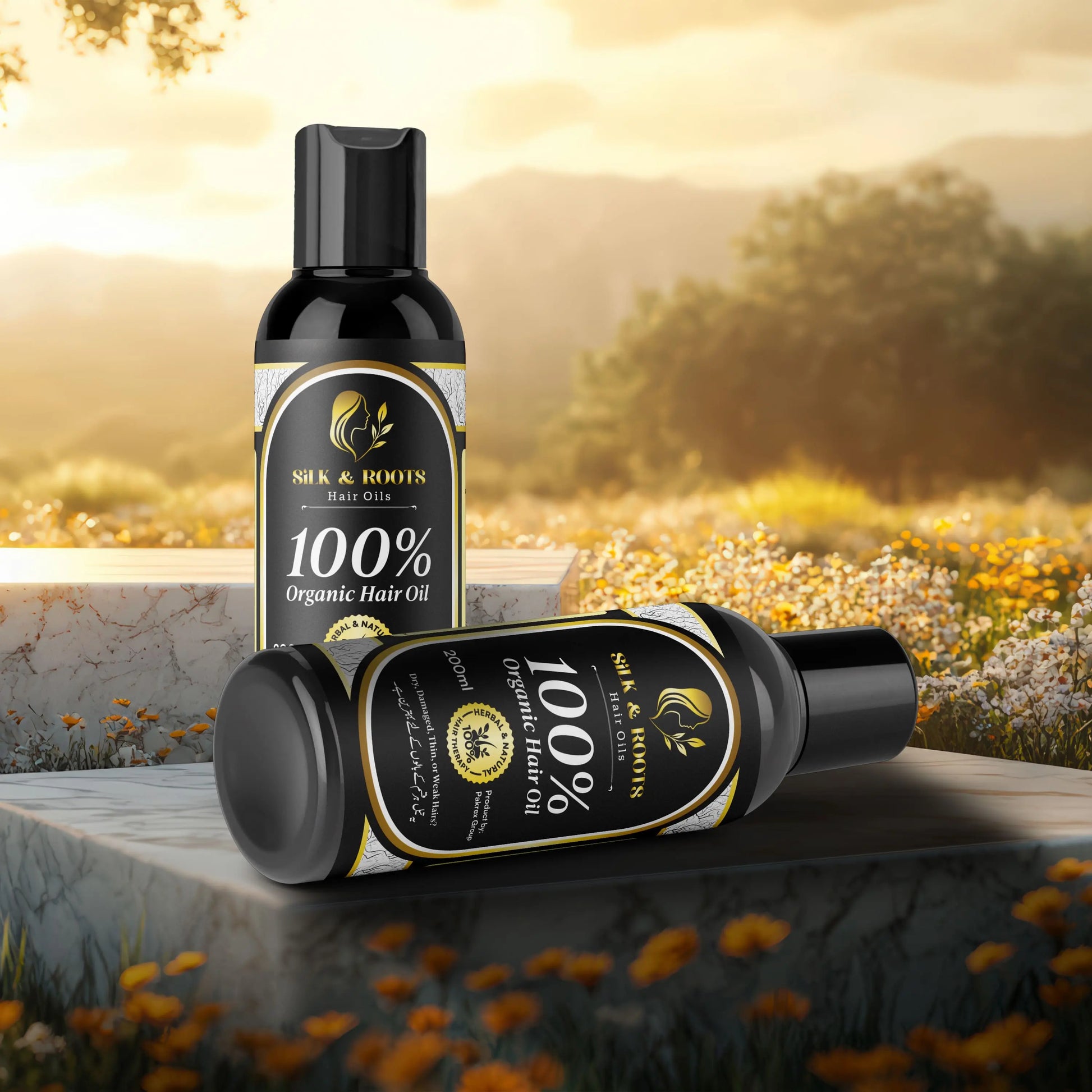 For Hair Growth, Thickness & Dandruff Control silkandrootshairoils
